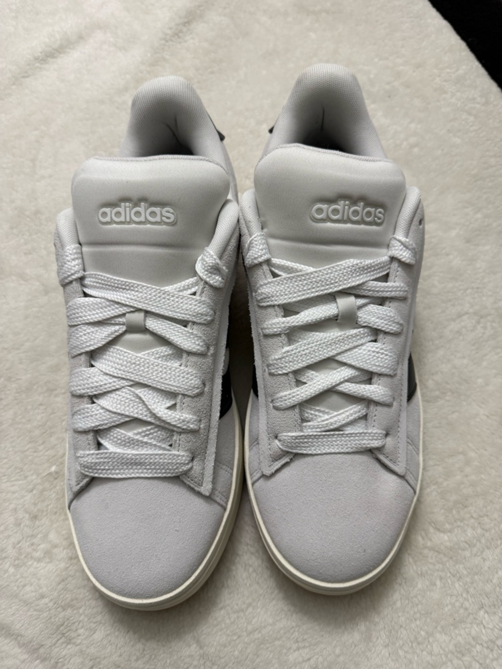 adidas White and Black Athletic Sneakers